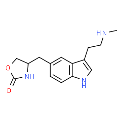 ChemSpider 2D Image | N-Desmethyl zolmitriptan | C15H19N3O2