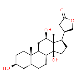ChemSpider 2D Image | 20,22-Dihydrodigoxigenin | C23H36O5