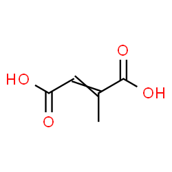 ChemSpider 2D Image | Methylbutenedioic acid | C5H6O4