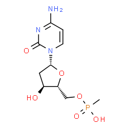 ChemSpider 2D Image | 2'-deoxy-cytidine-5'-rp-monomethylphosphonate | C10H16N3O6P
