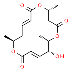 ChemSpider 2D Image | macrosphelide F | C16H22O7