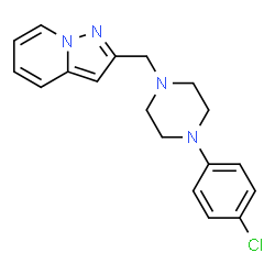 ChemSpider 2D Image | FAUC 213 | C18H19ClN4