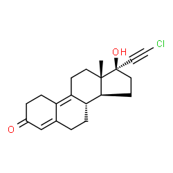 ChemSpider 2D Image | ethynerone | C20H23ClO2