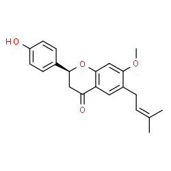 ChemSpider 2D Image | bavachinin | C21H22O4