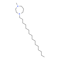ChemSpider 2D Image | 1-Hexadecyl-4-methyl-1,4-diazepane | C22H46N2