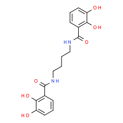 ChemSpider 2D Image | N,N'-1,4-Butanediylbis(2,3-dihydroxybenzamide) | C18H20N2O6
