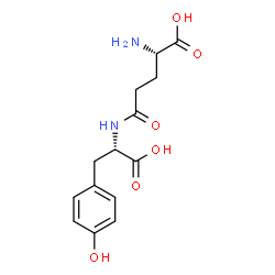 ChemSpider 2D Image | gamma-L-glutamyl-L-tyrosine | C14H18N2O6