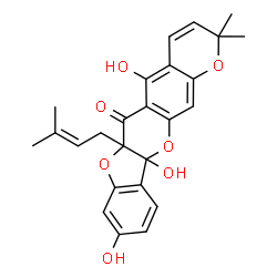 ChemSpider 2D Image | Sanggenone A | C25H24O7