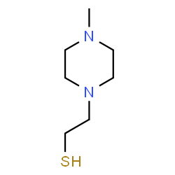 ChemSpider 2D Image | 2-(4-Methyl-1-piperazinyl)ethanethiol | C7H16N2S