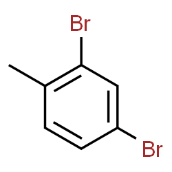 ChemSpider 2D Image | 2,4-Dibromotoluene | C7H6Br2