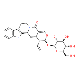 ChemSpider 2D Image | strictosamide | C26H30N2O8