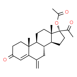 ChemSpider 2D Image | 6-Methylenehydroxyprogesterone Acetate | C24H32O4
