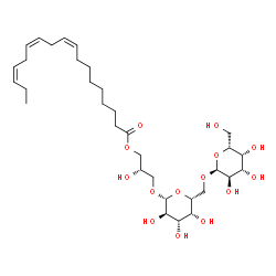 ChemSpider 2D Image | Gingerglycolipid A | C33H56O14