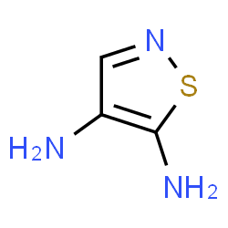ChemSpider 2D Image | Isothiazole-4,5-diamine | C3H5N3S