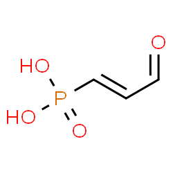 ChemSpider 2D Image | [(1E)-3-Oxo-1-propen-1-yl]phosphonic acid | C3H5O4P