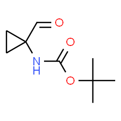 ChemSpider 2D Image | TERT-BUTYL (1-FORMYLCYCLOPROPYL)CARBAMATE | C9H15NO3