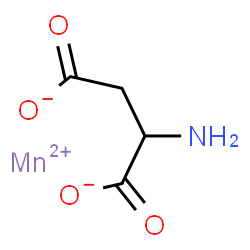 ChemSpider 2D Image | Manganese(2+) 2-aminosuccinate | C4H5MnNO4