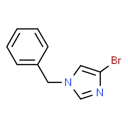 ChemSpider 2D Image | 1-benzyl-4-bromoimidazole | C10H9BrN2