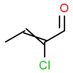 ChemSpider 2D Image | 2-Chloro-2-butenal | C4H5ClO