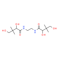 ChemSpider 2D Image | N,N'-1,2-Ethanediylbis(2,4-dihydroxy-3,3-dimethylbutanamide) | C14H28N2O6