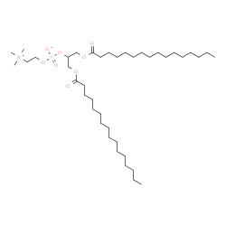 ChemSpider 2D Image | 1,3-Bis(palmitoyloxy)-2-propanyl 2-(trimethylammonio)ethyl phosphate | C40H80NO8P