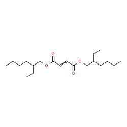 ChemSpider 2D Image | Bis(2-ethylhexyl) 2-butenedioate | C20H36O4