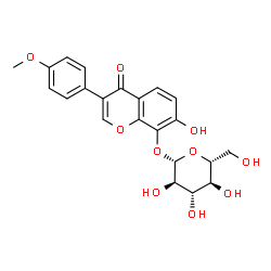 ChemSpider 2D Image | 4'-O-Methylpuerarin | C22H22O10