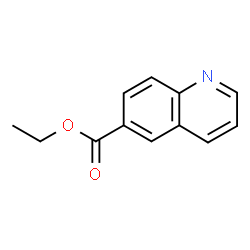 ChemSpider 2D Image | Ethyl 6-quinolinecarboxylate | C12H11NO2