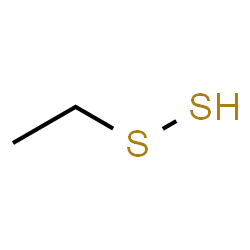 ChemSpider 2D Image | Ethyl hydrodisulfide | C2H6S2