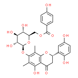ChemSpider 2D Image | myrciacitrin V | C30H30O13