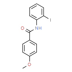 ChemSpider 2D Image | N-(2-Iodophenyl)-4-methoxybenzamide | C14H12INO2