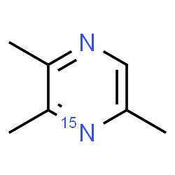 ChemSpider 2D Image | 2,3,5-trimethylpyrazine | C7H10N15N