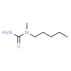 ChemSpider 2D Image | 1-Methyl-1-pentylthiourea | C7H16N2S