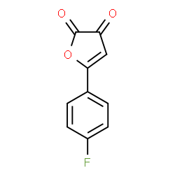 ChemSpider 2D Image | 5-(4-Fluorophenyl)-2,3-furandione | C10H5FO3