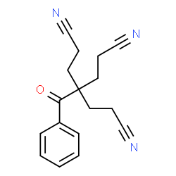 ChemSpider 2D Image | 2,2,2-TRIS(2-CYANOETHYL)ACETOPHENONE | C17H17N3O