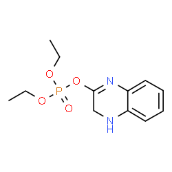 ChemSpider 2D Image | 3,4-Dihydro-2-quinoxalinyl diethyl phosphate | C12H17N2O4P