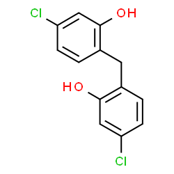 ChemSpider 2D Image | 2,2'-Methylenebis(5-chlorophenol) | C13H10Cl2O2