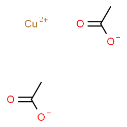 ChemSpider 2D Image | Copper(II) acetate | C4H6CuO4