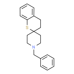 ChemSpider 2D Image | 1-Benzyl-3',4'-dihydrospiro[piperidine-4,2'-thiochromene] | C20H23NS