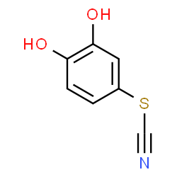 ChemSpider 2D Image | 4-Thiocyanatopyrocatechol | C7H5NO2S