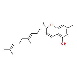 ChemSpider 2D Image | (2R)-2-[(3E)-4,8-Dimethyl-3,7-nonadien-1-yl]-2,7-dimethyl-2H-chromen-5-ol | C22H30O2