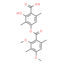 ChemSpider 2D Image | Diffractic acid | C20H22O7