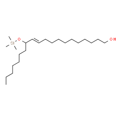 ChemSpider 2D Image | (11E)-13-[(Trimethylsilyl)oxy]-11-icosen-1-ol | C23H48O2Si