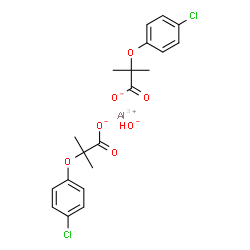 ChemSpider 2D Image | Aluminum clofibrate | C20H21AlCl2O7