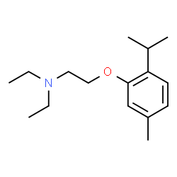 ChemSpider 2D Image | 2-Thymoloxytriethylamine | C16H27NO