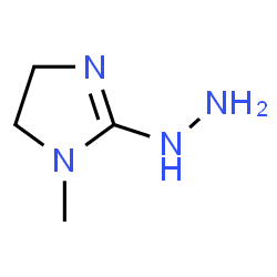 ChemSpider 2D Image | 2-Hydrazino-1-methyl-4,5-dihydro-1H-imidazole | C4H10N4