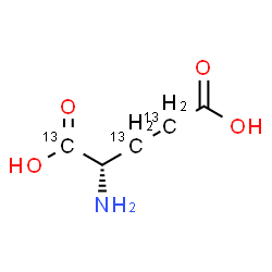 ChemSpider 2D Image | L-(1,3,4-~13~C_3_)Glutamic acid | C213C3H9NO4