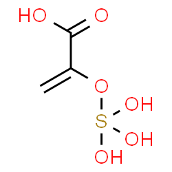 ChemSpider 2D Image | 2-[(Trihydroxy-lambda~4~-sulfanyl)oxy]acrylic acid | C3H6O6S