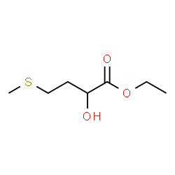 ChemSpider 2D Image | Ethyl 2-hydroxy-4-(methylsulfanyl)butanoate | C7H14O3S