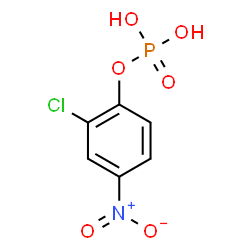 ChemSpider 2D Image | 2-Chloro-4-nitrophenyl dihydrogen phosphate | C6H5ClNO6P